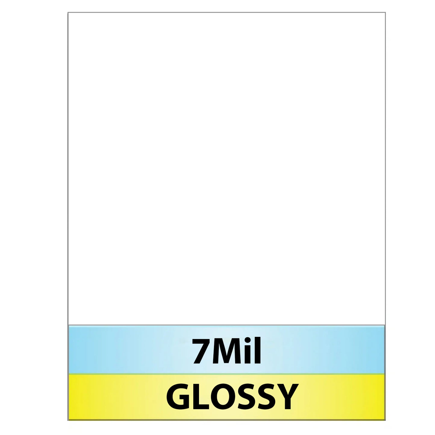 PET 7Mil Full Sheet Laminate