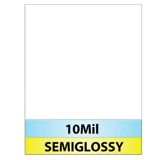PET 10Mil Semi-Gloss Full Sheet Laminate
